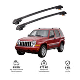 JEEP CHEROKEE 2002-2007 TRX1 Thunder Carrier Barres transversales pour galerie de toit de voiture, 2 barres